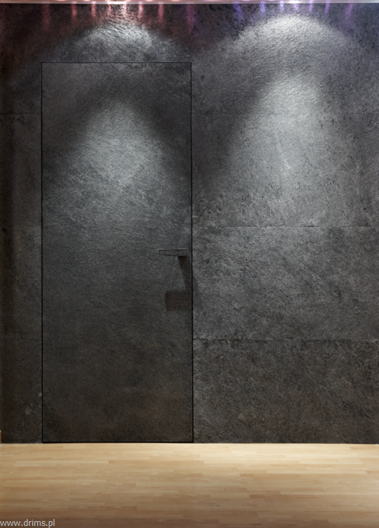 drims drzwi z kamienia drzwi z kamienia naturalnego, drzwi kamienne, fornir z kamienia na drzwiach